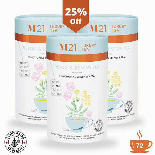 Detox and Revive Luxury Herbal tea - 24ct Canister
